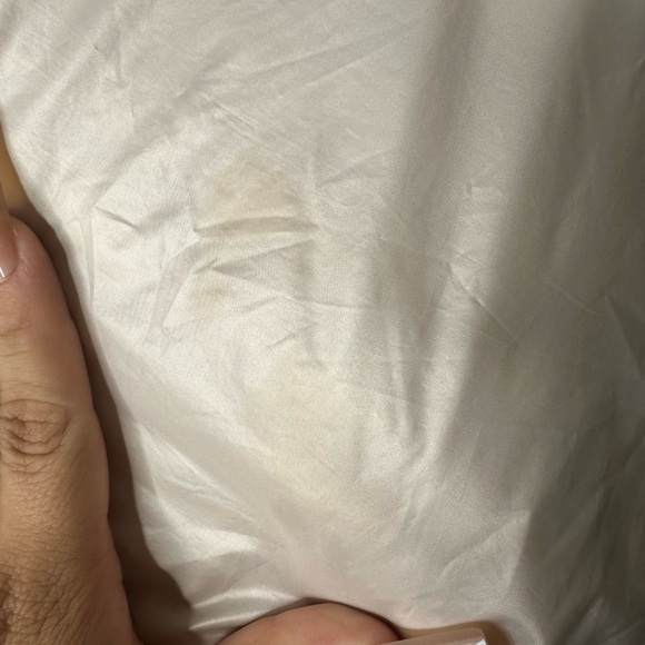 Karl lagerfeld off white zip up puffer, puffed collar adjustable waist size L - Picture 8 of 10